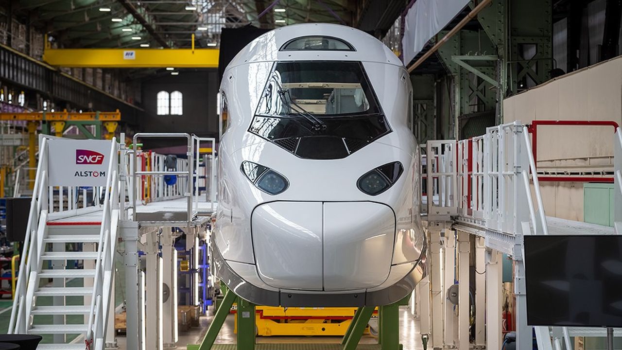 Ferroviaire La Relance Grande Vitesse D Alstom Les Echos