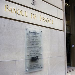 Exterieur, entree siege social de la Banque de France
