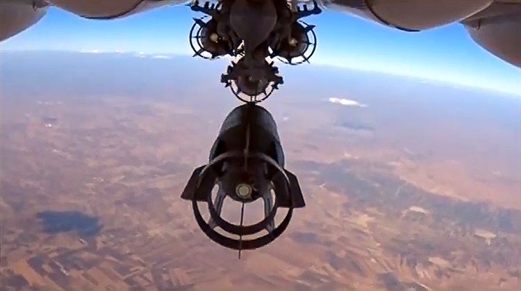 30 septembre 2015 : début des frappes russes en Syrie