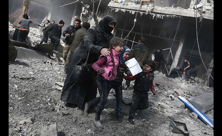 février 2018 : bombardement de la Ghouta orientale