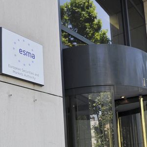 Le siège de l'ESMA, Autorité européenne des marchés financiers, à Paris
