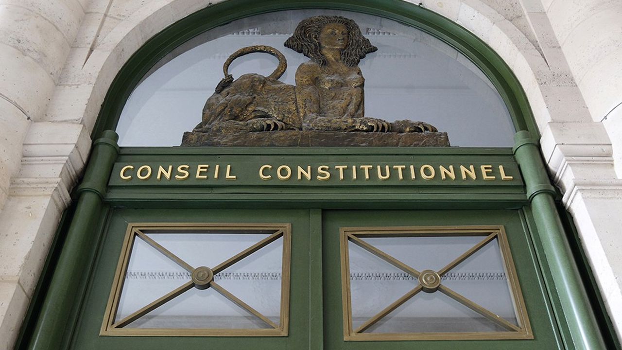 L'entrée du Conseil constitutionnel, rue Montpensier, à Paris.