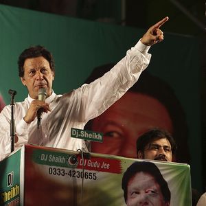 Imran Khan a mené de nombreux meetings durant la campagne des législatives, où son parti a doublé son score habituel.