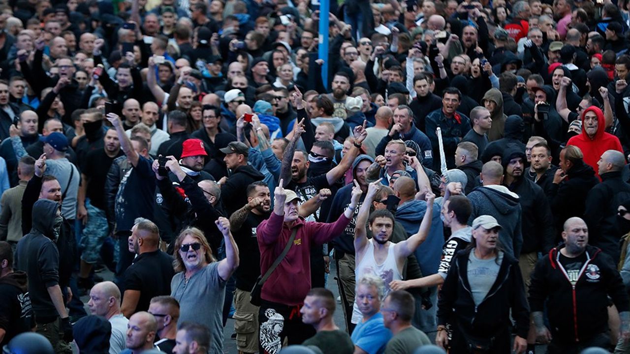 Des manifestations d'extrême droite contre l'immigration ont eu lieu en début de semaine à Chemnitz.
