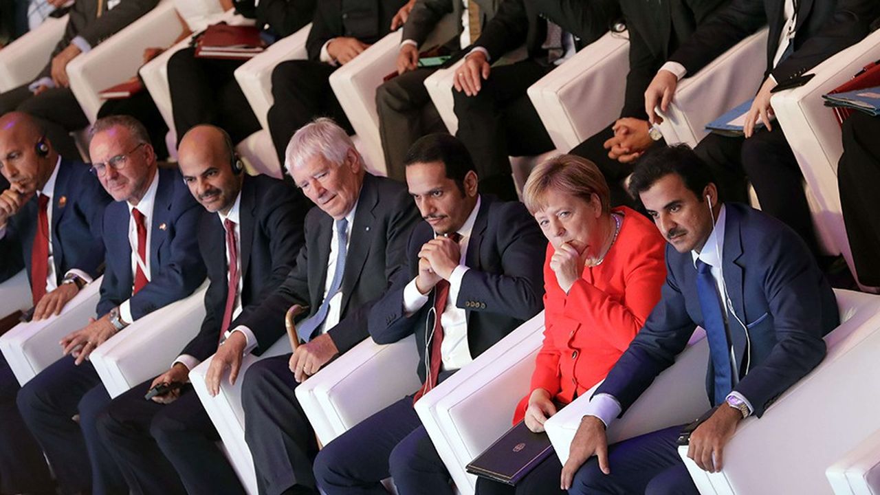 L'émir du Qatar Tamim ben Hamad Al Thani était l'invité vendredi d'une conférence d'investisseurs organisée à Berlin en présence d'Angela Merkel.