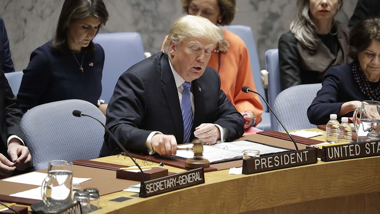 Le conseil de Sécurité qui s'est réuni mercredi sous la présidence de Donald Trump en marge de l'Assemblée générale des Nations unies, a étalé ses divergences entre ses quinze membres sur les grands sujets internationaux. Sur l'Iran le président américain s'est retrouvé isolé. 