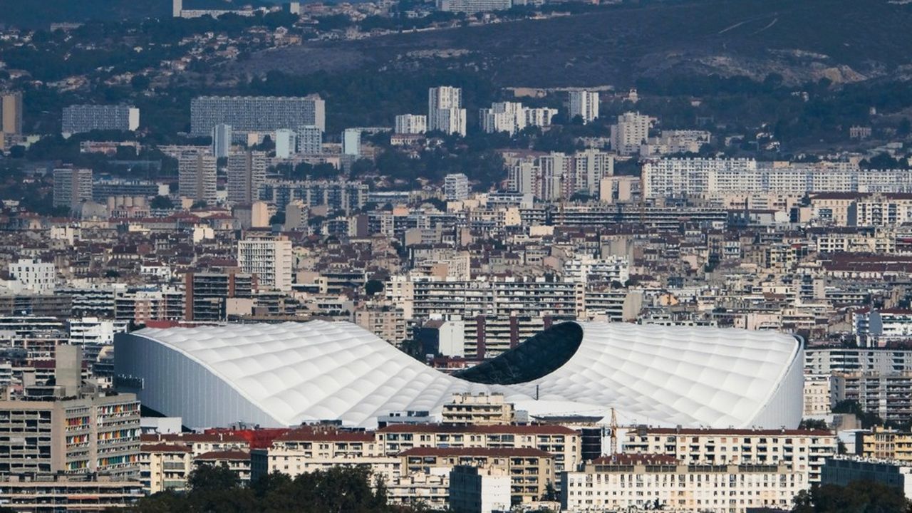 Le stade Orange Vélodrome à Marseille. 