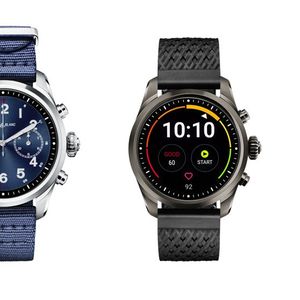 Différentes  configurations de cadrans de la Submit 2 , nouvelle smartwatch de Montblanc .