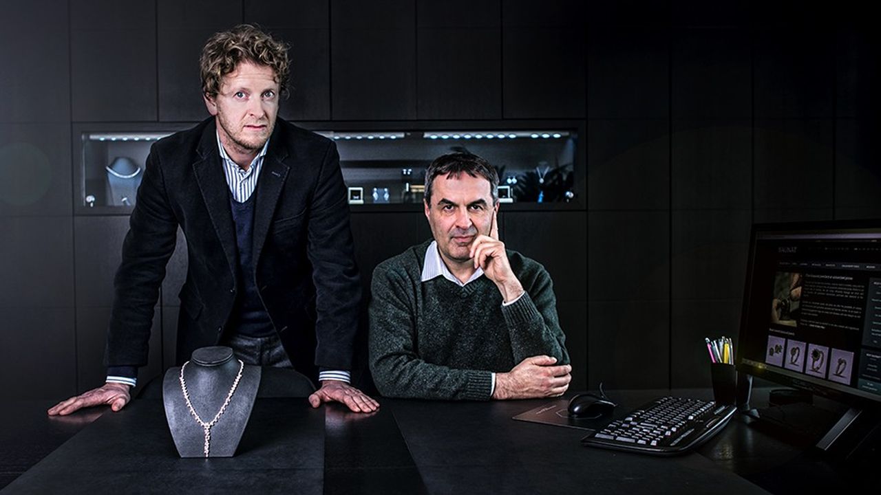 Les deux fondateurs de Baunat, Steven Boelens et Stefaan Mouradian au siège de la société à Anvers. Lancé il y a dix ans, le site voit ses ventes décoller avec un chiffre d'affaires de 10 millions d'euros en 2018 (+40 %).