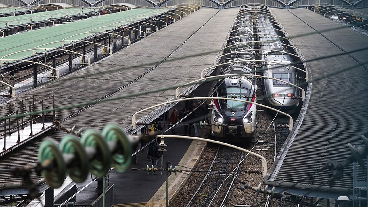 Le reclassement de SNCF Réseau - gestionnaire du réseau ferroviaire - interviendra avant 2020, selon le directeur général de l'Insee./AFP PHOTO/LUDOVIC MARIN