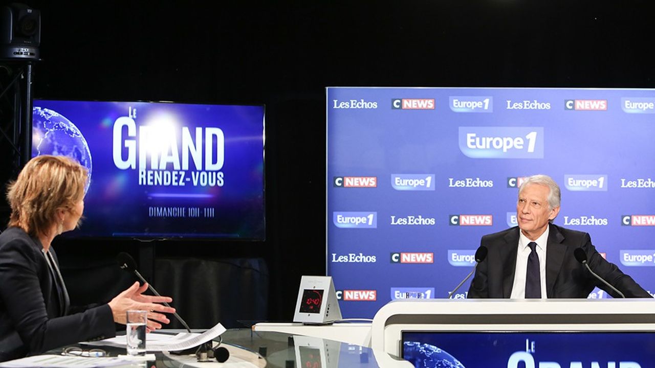 Lors du « Grand Rendez-vous Europe1 - Les Echos - Cnews », dimanche, l'ancien Premier Ministre Dominique de Villepin a accusé Emmanuel Macron d'entretenir les clivages.