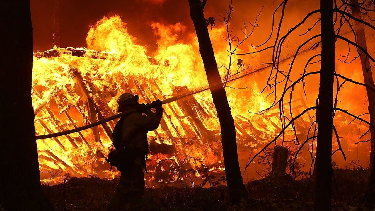 Dimanche, l'incendie avait déjà consumé plus de 40.000 hectares.