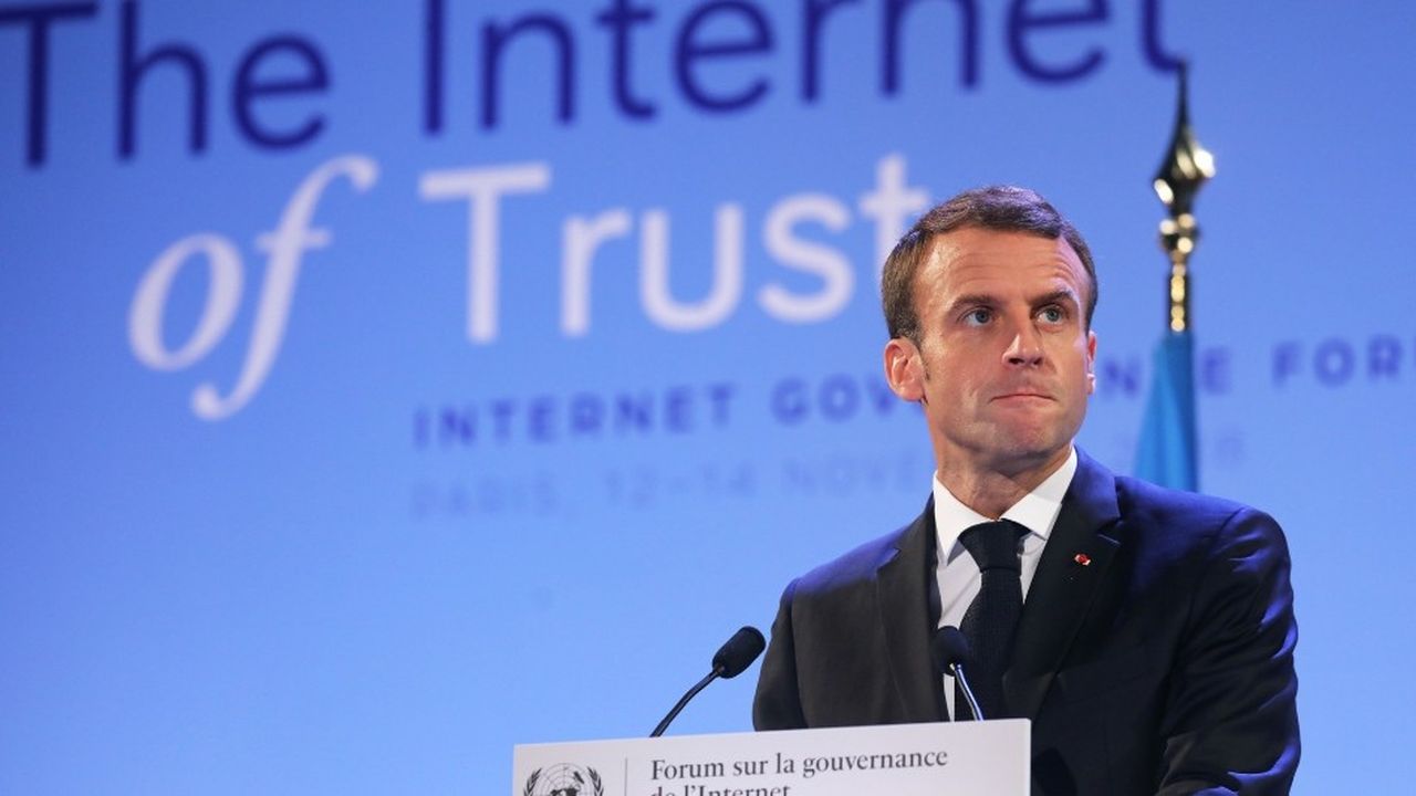Emmanuel Macron a adressé lundi un plaidoyer pro-régulation, mais son appel n'a pas été entendu par les principales cyberpuissances de la planète