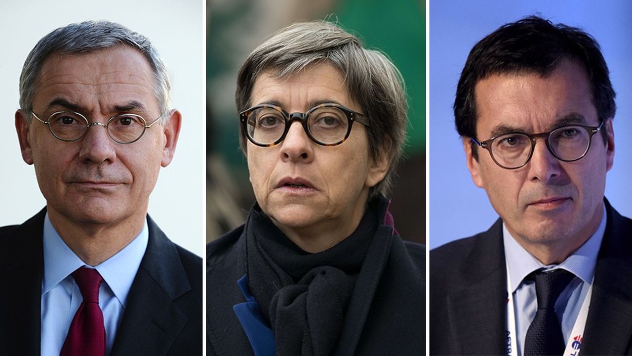 Les trois protagonistes de l'affaires (de gauche à droite): Thierry Mallet, le PDG de Transdev, s'oppose à Catherine Guillouard, la patronne de la RATP, alliée à Jean-Pierre Farandou, le président de Keolis.
