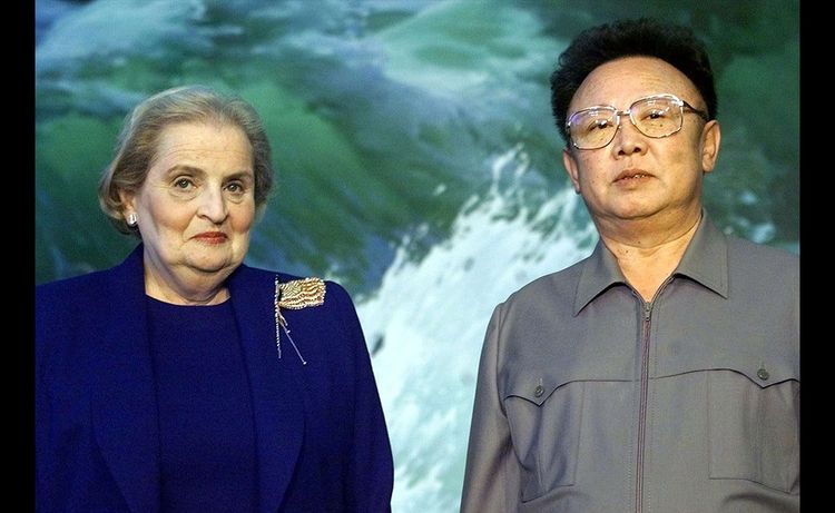 23 octobre 2000 : rencontre entre Madeleine Albright et Kim Jong-il