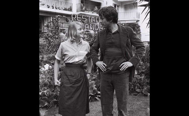 Jodie Foster et Robert De Niro en 1976