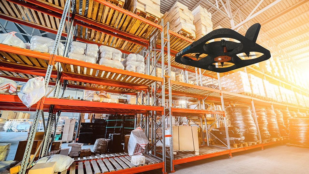 Le drone autonome inventoriste Eyesee devrait être commercialisé à la fin du premier semestre 2019.