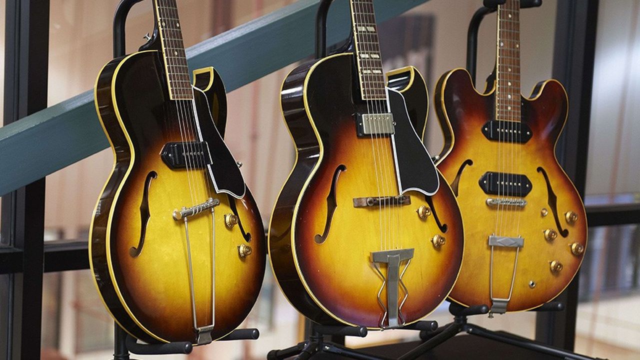 Fondé en 1894, Gibson vend plus de 170.000 guitares par an, dans 80 pays.