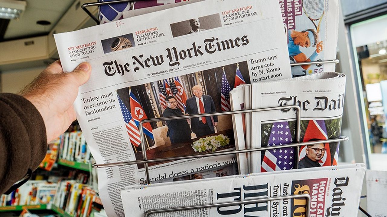 Derrière les grands titres comme le New York Times, la presse américaine est à la peine.
