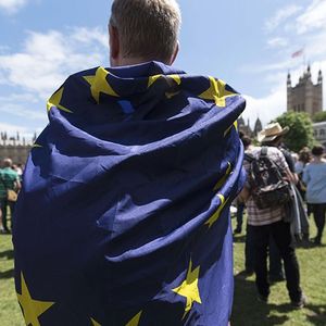 Des pro-européens, en juillet 2016, protestent à Londres contre le Brexit.