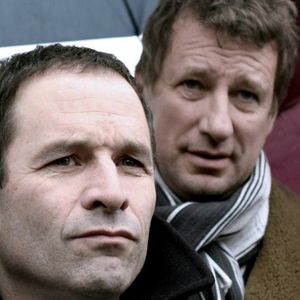 Yannick Jadot (à droite) avait fait alliance avec Benoît Hamon pendant la présidentielle 2017.