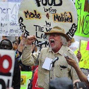 Manifestation contre le géant américain Monsanto, .