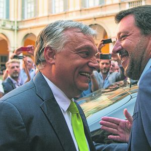 Matteo Salvini a reçu mardi son « modèle », le Premier ministre hongrois Viktor Orban, à Milan.