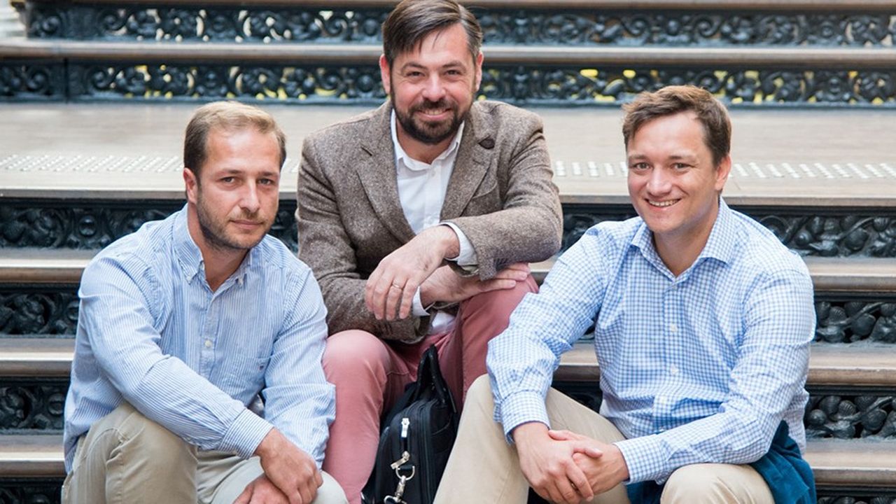 De gauche à droite : Ulric Le Grand, Enguerrand Léger et Nicolas Davoust, les trois cofondateurs du site Gens de Confiance.
