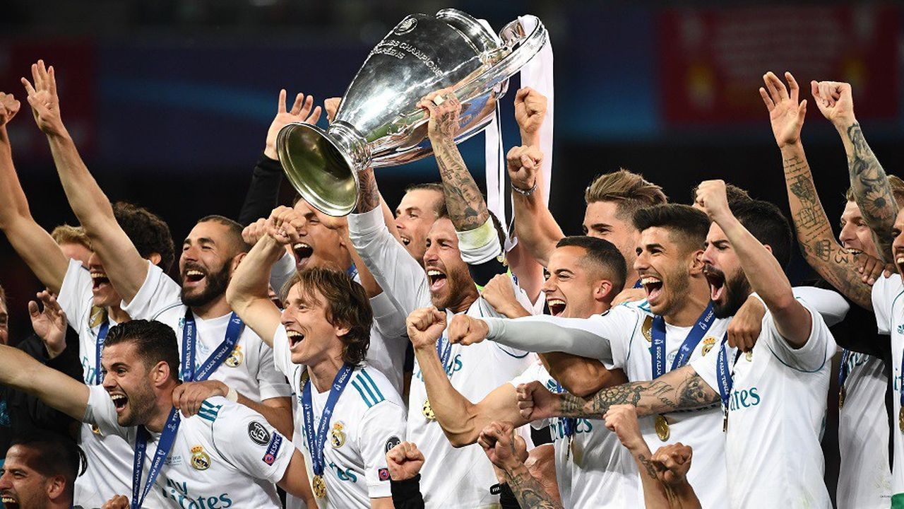Le Real Madrid, vainqueur de la Ligue des champions 2017/2018.