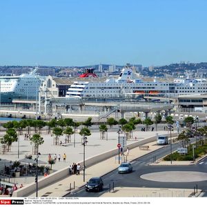 Le terminal de croisières du grand port maritime de Marseille.