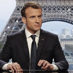 Emmanuel Macron lors de sa dernière interview télévisée, le 15 avril 2018