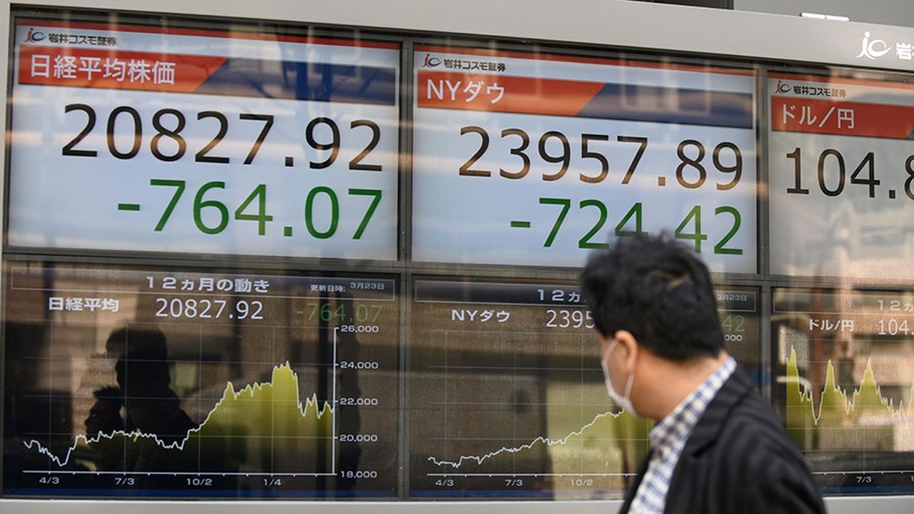 Le nikkei japonais a bondi de près de 9 % depuis début septembre./AFP PHOTO/Kazuhiro NOGI