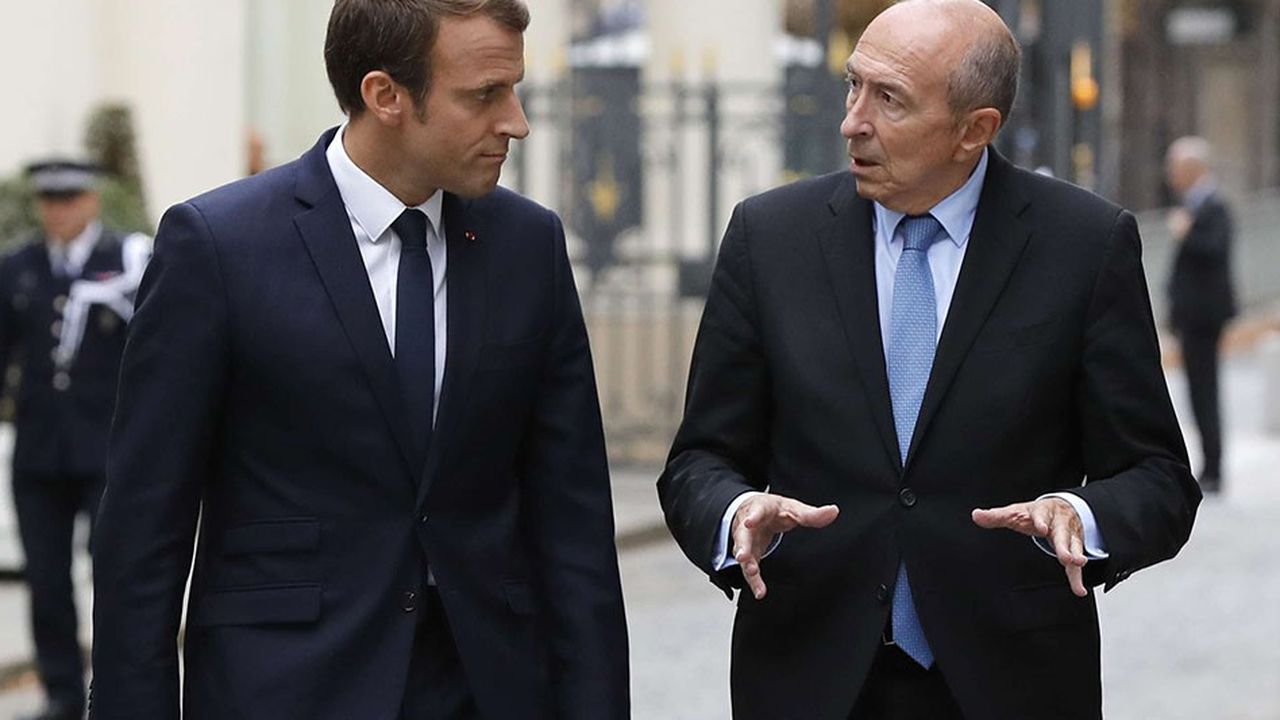 Emmanuel Macron et Gérard Collomb, en septembre 2017