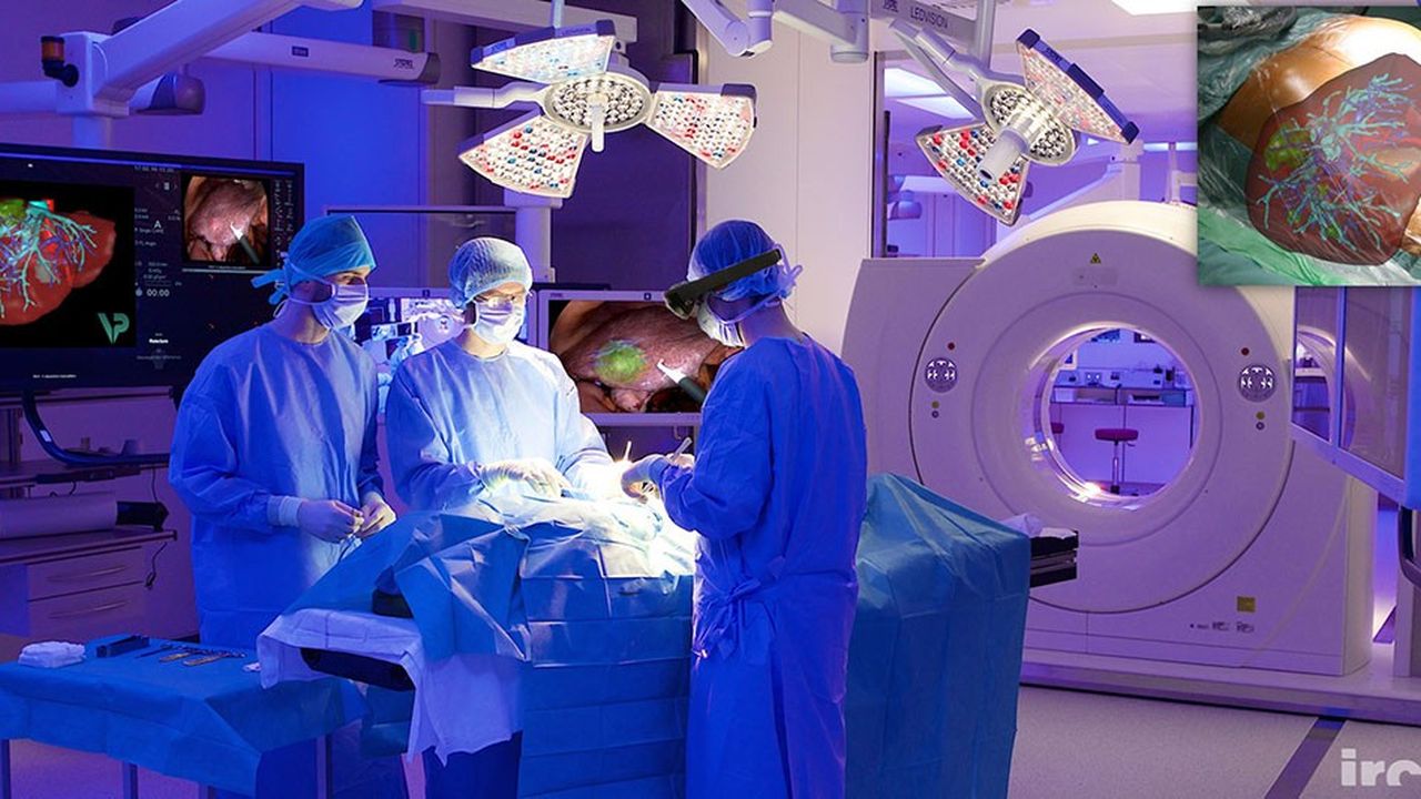 Grâce à un logiciel de simulation préopératoire, le chirurgien peut prévoir et visualiser l'acte chirurgical adapté à son anatomie, évitant ainsi des erreurs thérapeutiques.