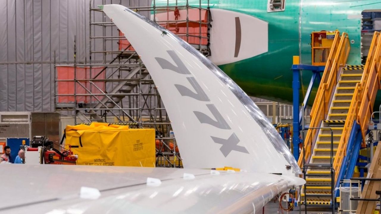 Le Boeing 777X doit effectuer son vol d'essai inaugural au début de 2019.