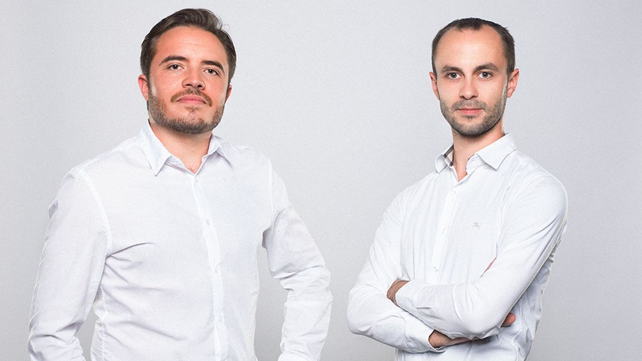 Alban De Luca (à gauche) et Pierre-Edouard Saillard (à droite), les deux cofondateurs de la start-up Archeon.