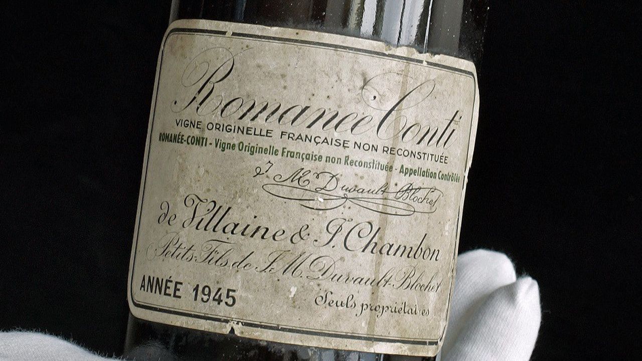 Le domaine Romanée-Conti n'a produit que 600 bouteilles en 1945.
