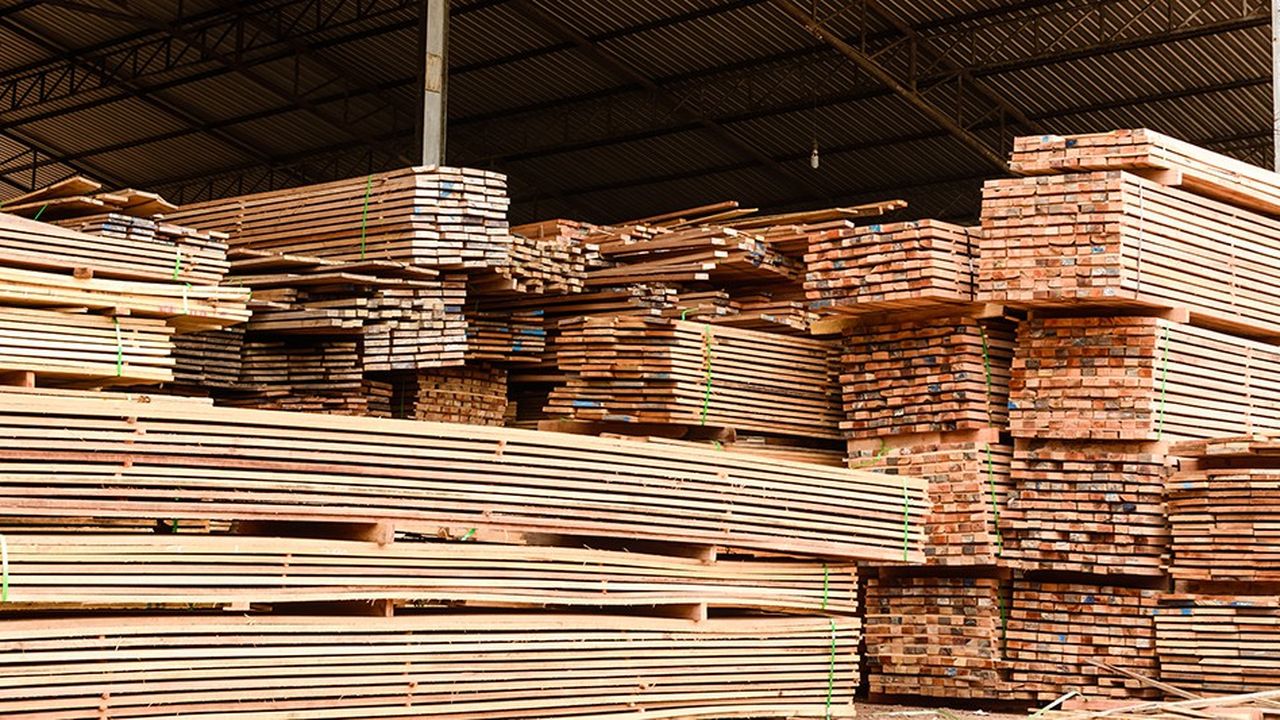 Une scierie a récemment eu recours à la fiducie pour se financer en utilisant son stock de bois comme garantie.