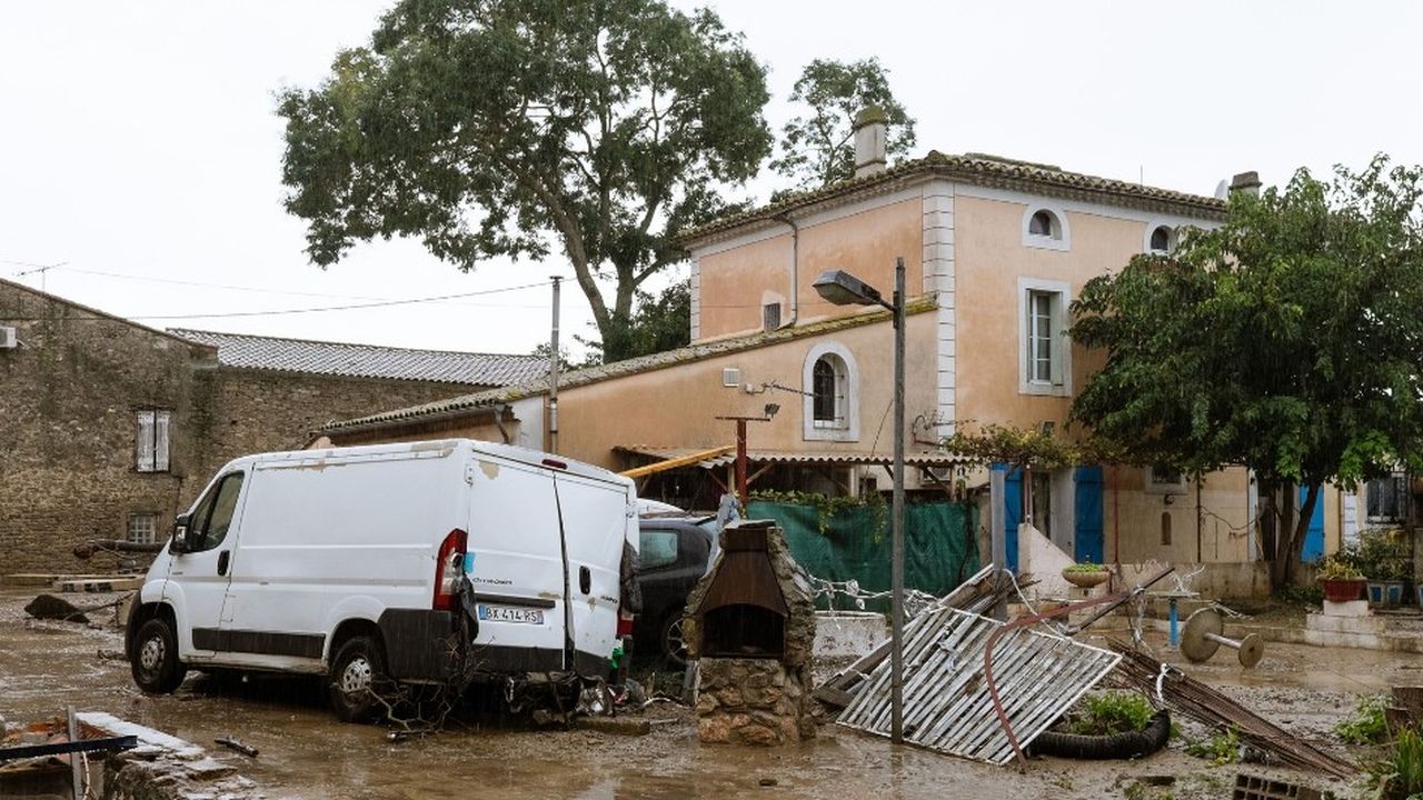 La commune de Trèbes est l'une des plus touchées par les inondations meurtrières de la mi-octobre.