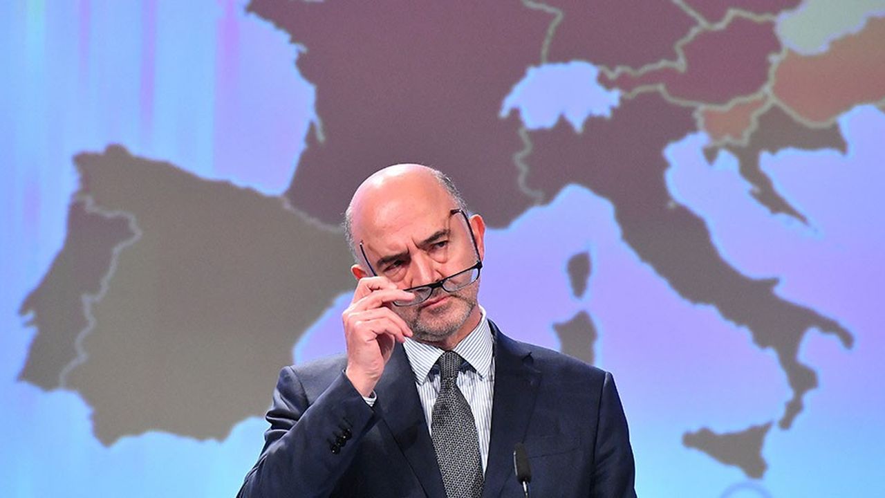 Pierre Moscovici, le commissaire européen aux Affaires économiques et financières est soutenu par les ministres des Finances de la zone euro dans sa contestation des chiffres de l'Italie.