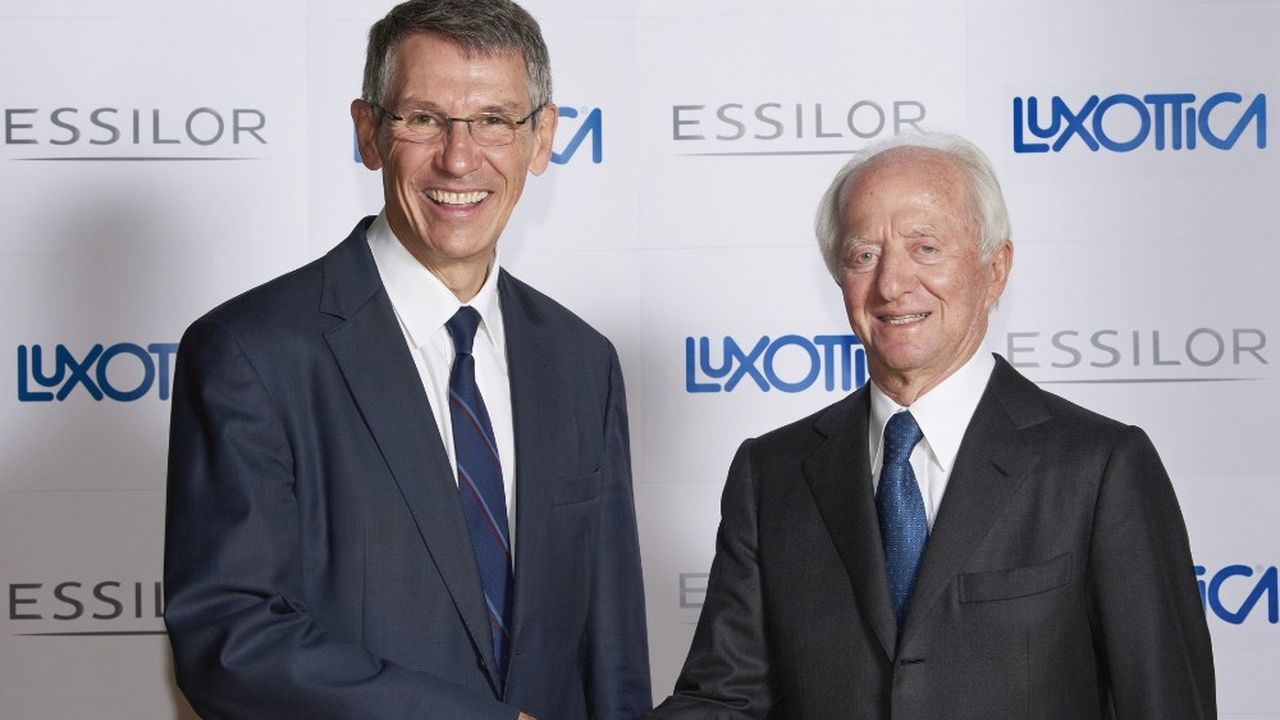 Annoncée en janvier 2017, la fusion de Luxottica et Essilor donne naissance au numéro un mondial de l'optique, avec un chiffre d'affaires combiné d'environ 17 milliards d'euros, une capitalisation de 50 milliards et 150.000 salariés.