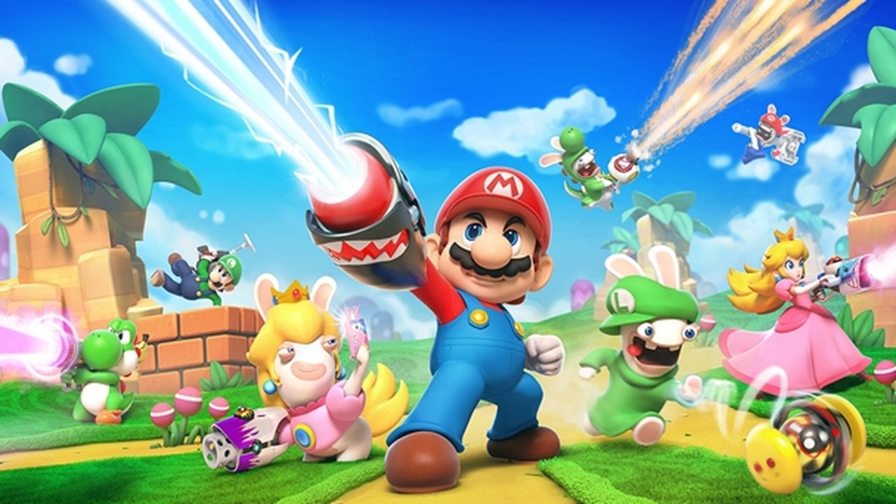 Mario collabore avec les lapins Crétins dans un jeu vidéo d