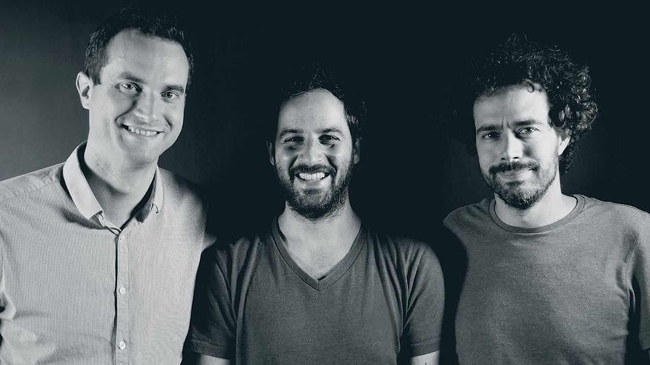 Asher Kagan, Emmanuel Freund et Stéphane Héliot (de gauche à droite) sont les trois fondateurs de Blade