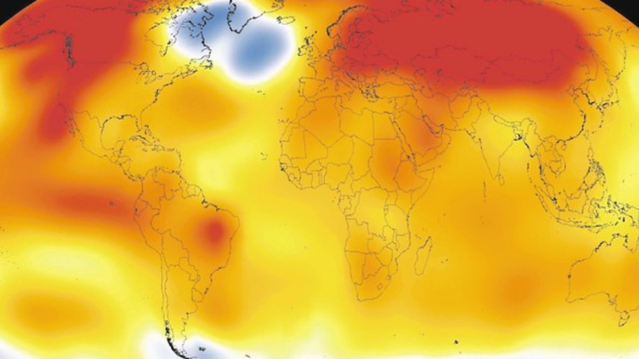 a été l année la plus chaude jamais enregistrée selon la Nasa Les Echos