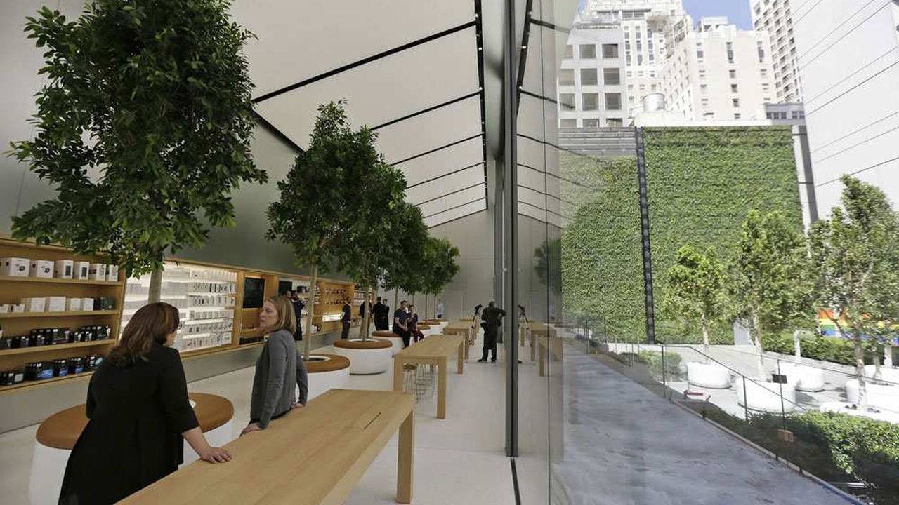 Apple obtient l'exclusivité du design de ses Apple Store - Numerama