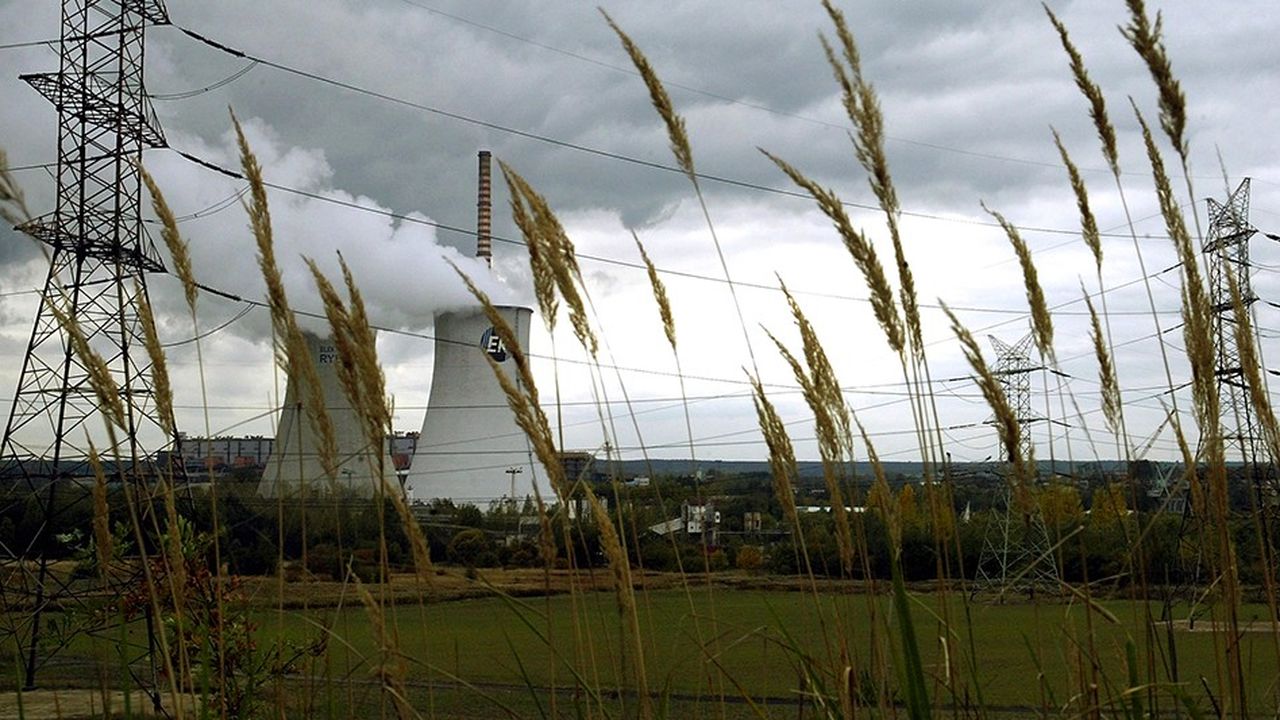 La centrale à charbon de Rybnik, en Pologne. La Pologne et l'Allemagne sont des pays où la part du charbon dans la production d'électricité est encore massive.