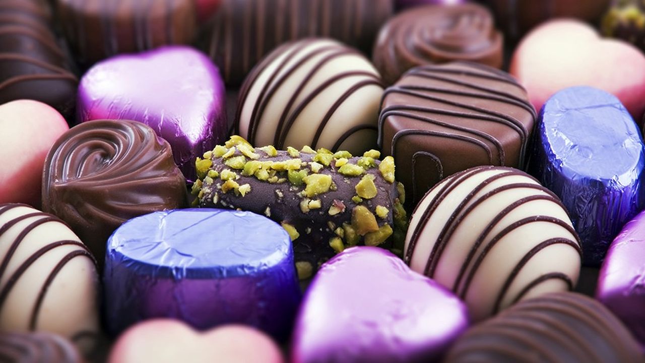 Les chocolatiers réalisent 10 % de leur chiffre d'affaires pendant les fêtes de Noël.