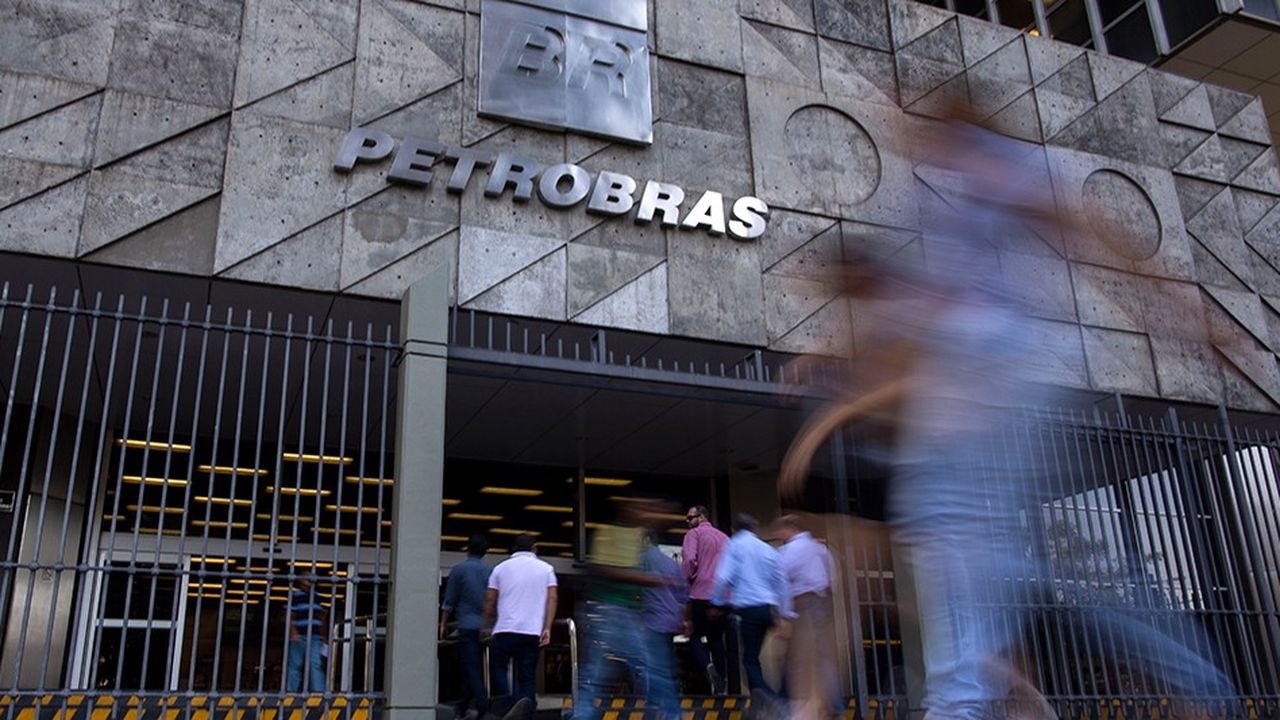 Le siège de la compagnie pétrolière publique Petrobras à Rio de Janeiro au Brésil.