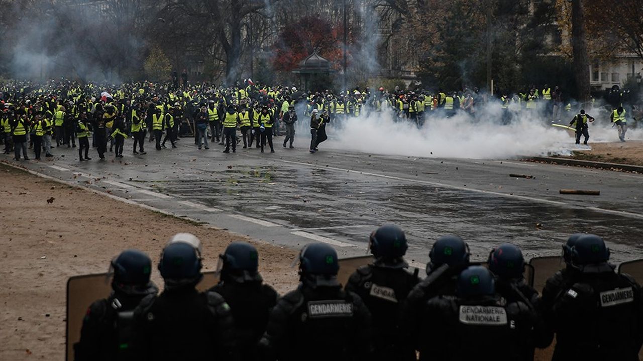 Le 1er décembre lors de la manifestation des « gilets jaunes », Paris a été le théâtre de scènes d'émeutes.