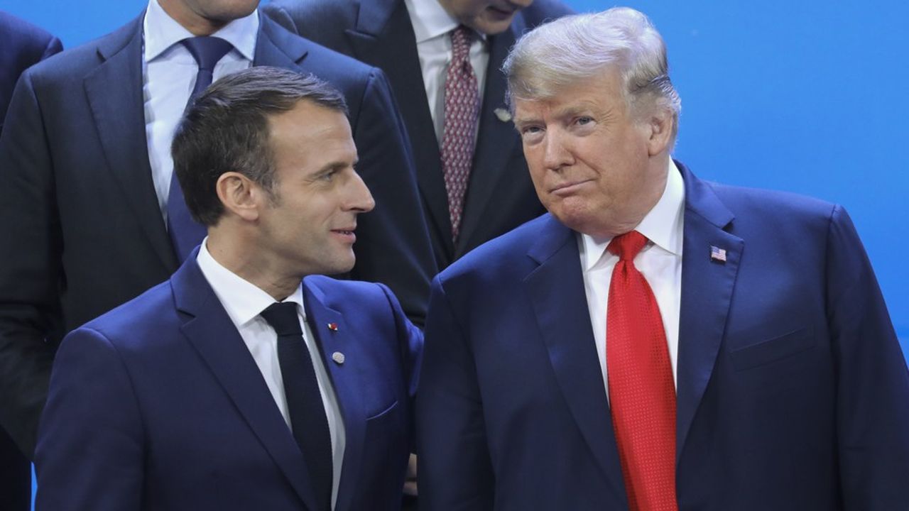 Emmanuel Macron et Donald Trump lors du dernier G20 à Buenos Aires.
